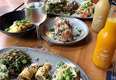 Brunch poisson, viande ou veggie chez DJO