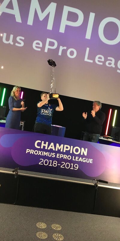La Proximus ePro League a son premier champion