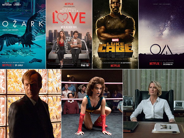 Un max de séries sur Netflix en 2018