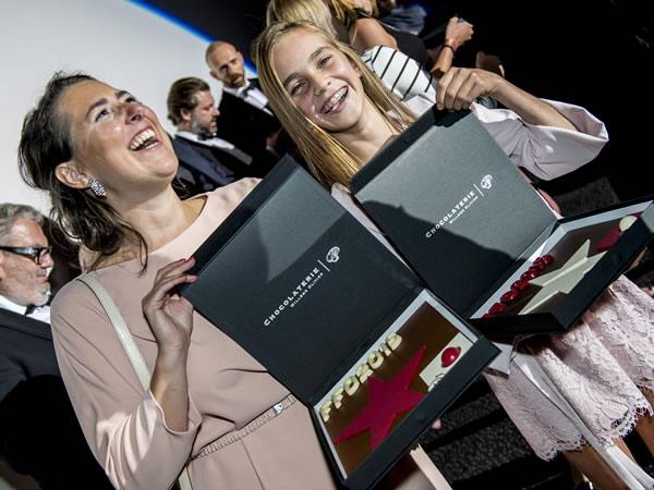 De rode loper van het Filmfestival van Oostende
