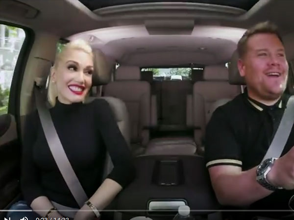 Gwen Stefani Carpool Karaoke (met George Clooney & Julia Roberts)