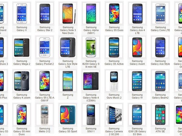 samsung all new model list