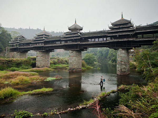 Chengyang Wind en Regen Brug - China