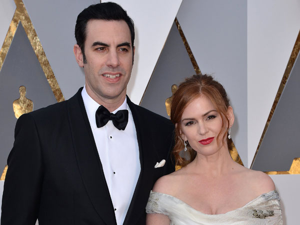 Isla Fisher en Sacha Baron Cohen