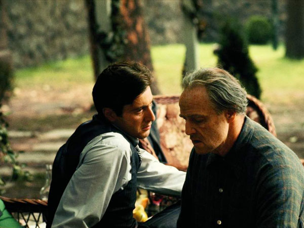 Sir Laurence Olivier et Jack Nicholson - Le Parrain (1972)