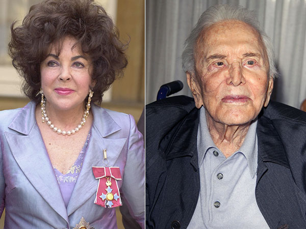 Elizabeth Taylor en Kirk Douglas