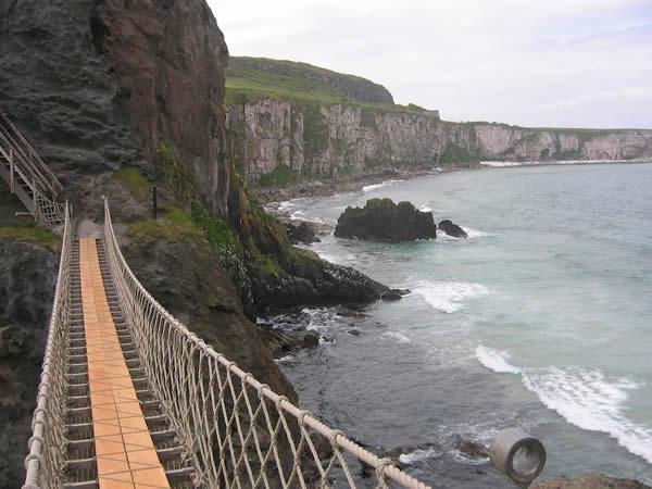 Carrick-a-rede Rope Bridge, Irlande du Nord