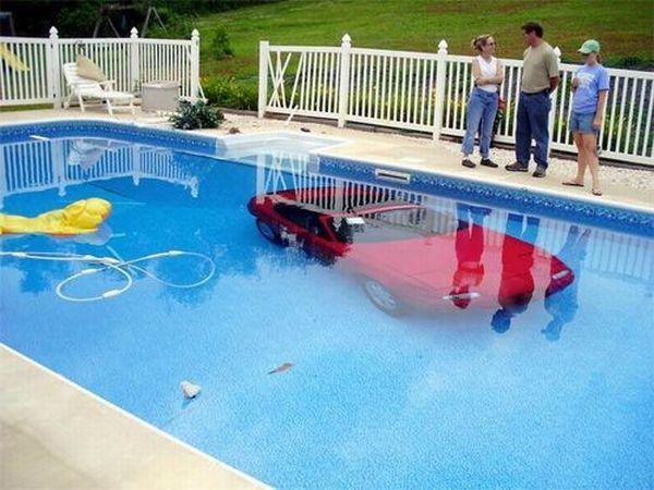 J'ai touché le fond de la piscine