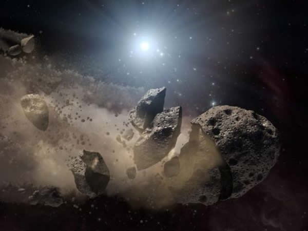 Minder asteroïden in de buurt van de aarde