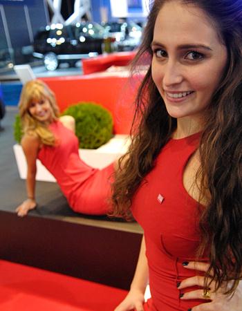 Les hôtesses du Salon de l'Auto - Les plus belles hôtesses du Salon