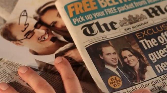 BBC excuseert zich voor getekende penis op hoofd William