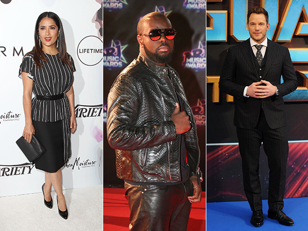 Maître Gims annule son concert faute de jet privé, Salma Hayek jalouse d'une app et Chris Pratt refuse les selfies