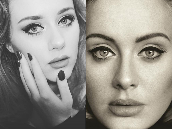 Saisissant sosie d'Adele