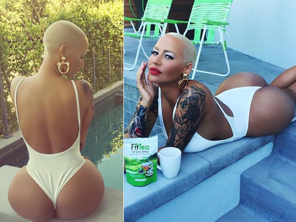 Amber Rose fière de ses formes