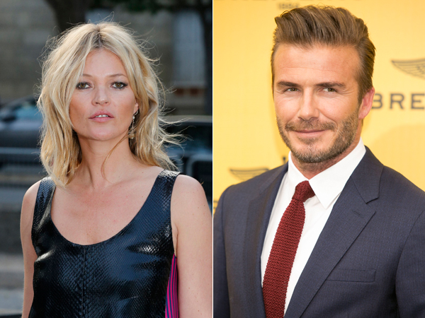 Kate Moss a un faible pour David Beckham