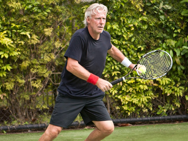 Björn Borg en Boris Becker