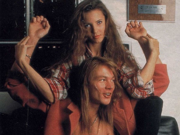 4. Erin Everly et Axl Rose