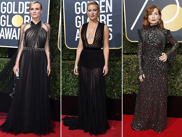 Tapis rouge des Golden Globes 2018 : le noir était de mise