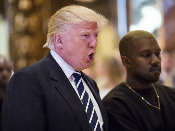 Donald Trump en Kanye West: president-elect meets toekomstig president?