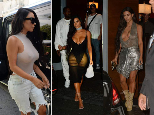 Kim Kardashian repousse les limites de la nudité