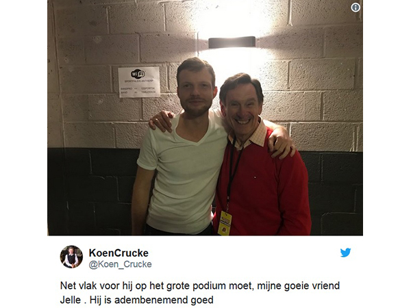 Gratis Sportpaleiswifi dankzij Koen Crucke: ‘Ik zal in het vervolg goed kijken waar ik een foto maak’
