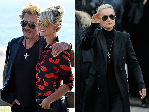 Laeticia Hallyday porte la croix de Johnny