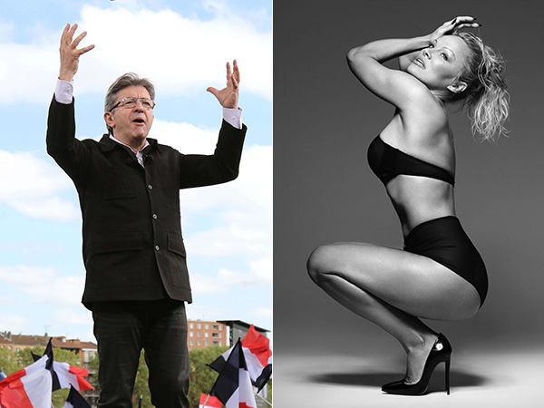 Pamela Anderson appelle à voter... Mélenchon !