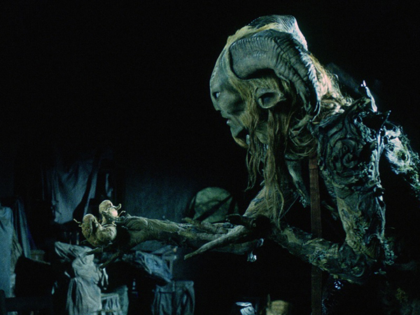 Un faune et un crapaud dans "Le Labyrinthe de Pan"