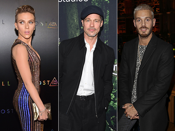 Brad Pitt au plus mal, Scarlett Johansson "ressemble à un préservatif humain" et M Pokora accusé de tricherie