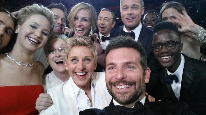 Oscars 2014 : le selfie historique d'Ellen