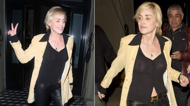 Sharon Stone, sexy quinqua