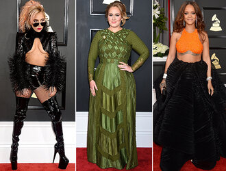 Le tapis rouge des Grammy Awards