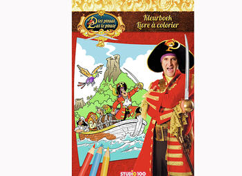 Gagnez un livre à colorier de Pat le pirate avec Studio 100 TV !