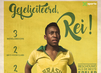 Pelé’s "mooiste goal" die helaas niet op beeld werd vastgelegd