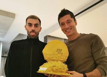Un Ballon d’Or… en Lego pour Robert Lewandowski