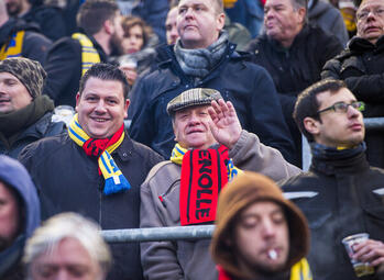 Les fans du RWDM et de l'Union aux anges: le 'derby de la zwanze', 35 ans après!