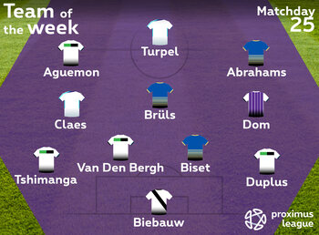 Ons elftal van de week speeldag 25