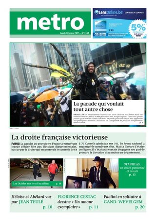 Belgiums Frontpages Today