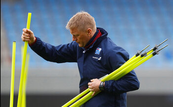 De trainer: Heimir Hallgrimsson