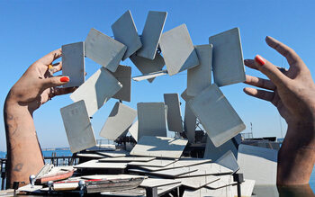 Bregenzer Festspiele op het Bodensee (Oostenrijk)