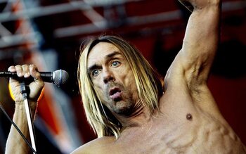 Iggy Pop pops ...