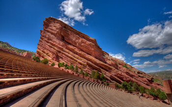 Red Rocks Amphitheatre, à Morrison, Colorado (États-Unis)