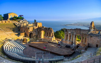 Teatro Antico di Taormina, à Taormina (Italie)