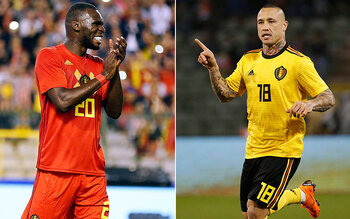 Radja Nainggolan et Christian Benteke