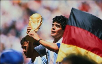Wereldtitel dankzij 'hand van God'