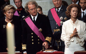 Indrukwekkend op de begrafenis van koning Boudewijn