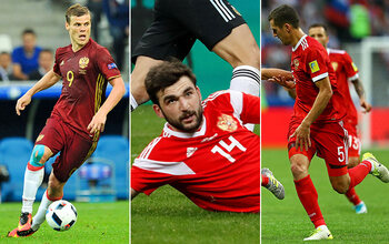 Aleksandr Kokorin, Georgy Dzhikiya en Viktor Vasin