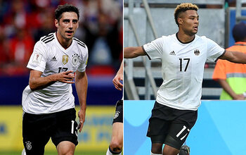Lars Stindl en Serge Gnabry