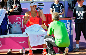 Caroline en Piotr Wozniacki