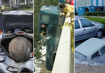Les accidents les plus incroyables